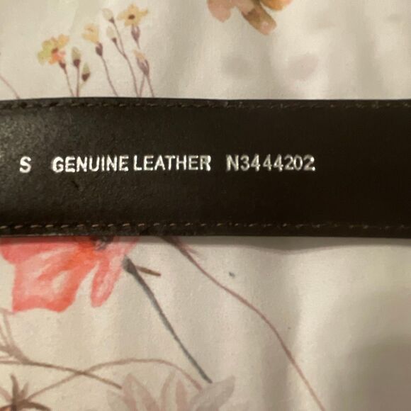 Nocona Men’s Jeweled Cross w/Braided Edges Leather/Silver Western/Cowboy Belt - Picture 6 of 13